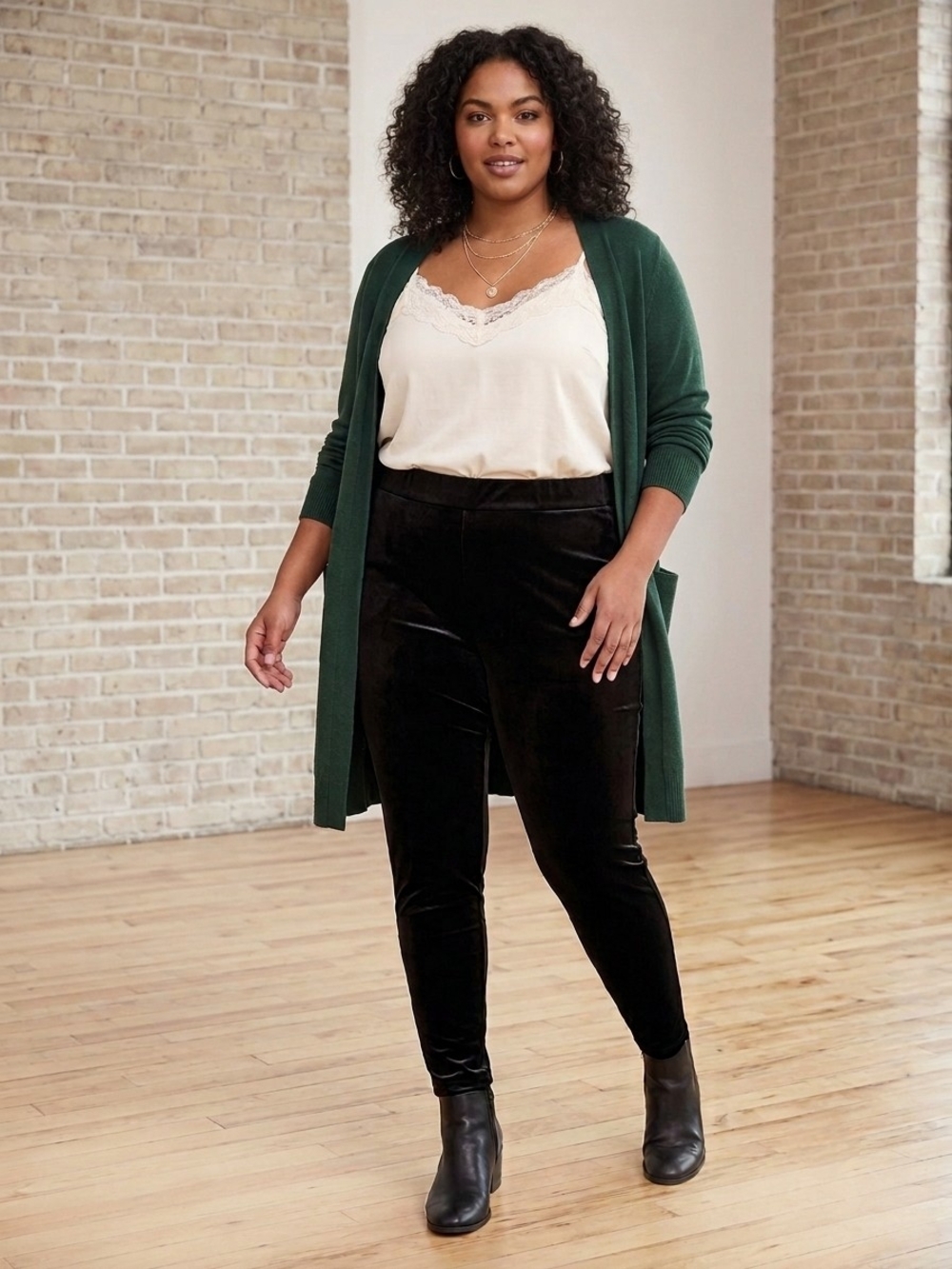 Torrid Black Velvet Pull-On Pixie Pants - Chic & Comfy- Size 3 (3X)